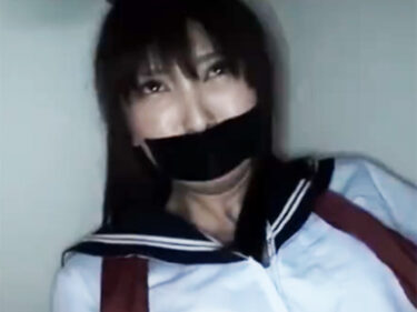 深夜に一人で歩いていたJKを車で拉致！ロープとガムテで拘束して中出し凌辱レ●プする卑劣行為