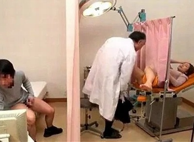 「だめ逝っちゃうぅーー♡」隣に旦那がいるのに絶叫しながら悪徳医者ちんぽでイキ狂う敏感妻ｗ
